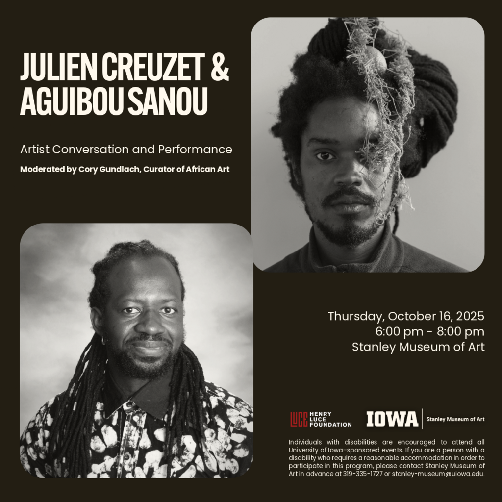 Artist Conversation Series: Julien Creuzet and Aguibou Sanou promotional image